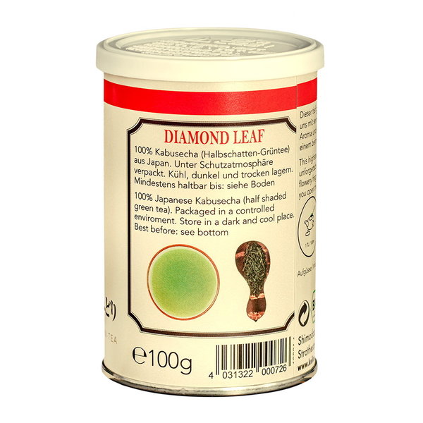Kabuse Diamond Leaf,  Keiko Kagoshima, grüner Tee Bio, 100g