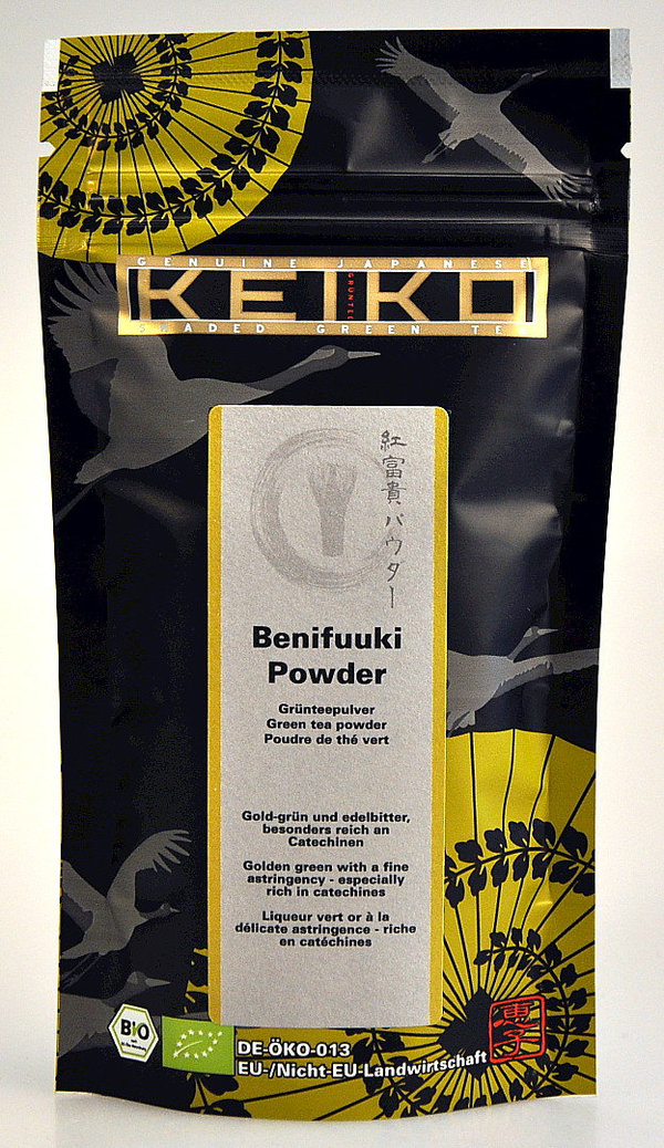 Benifuuki Powder Keiko Kagoshima, grüner Tee Bio, 50g