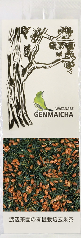 Watanabe Genmaicha, grüner Tee mit geröstetem Reis Bio, 100g