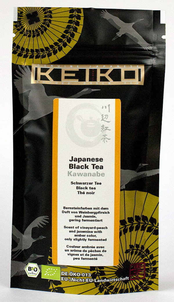 Kawanabe Black Tea, Keiko Kagoshima, schwarzer Tee Bio, 50g
