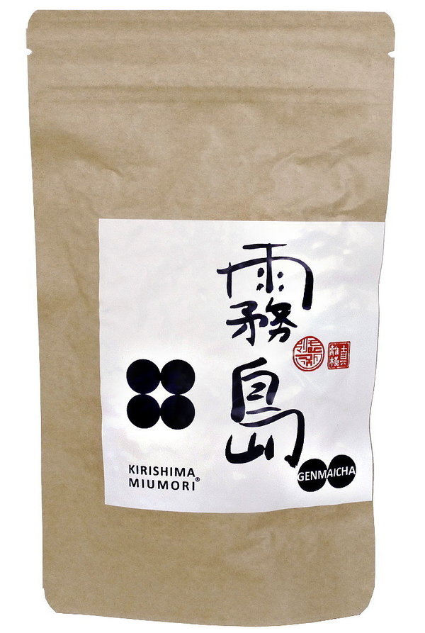 Kirishima Miumori Genmaicha, grüner Tee mit geröstetem Reis Bio, 100g