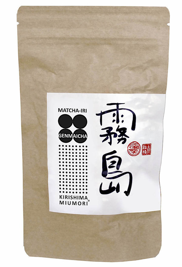 Kirishima Matcha-iri Genmaicha, grüner Tee mit geröstetem Reis Bio, 100g