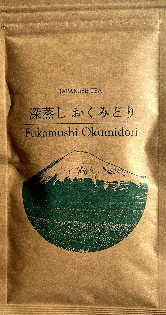 Fukamushi Okumidori Shizuoka, grüner Tee, 100g